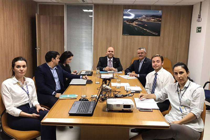 A parceria entre a Companhia de Portos e Hidrovias do Pará com o Ministério da Infraestrutura e o Dnit foi discutida em Brasília