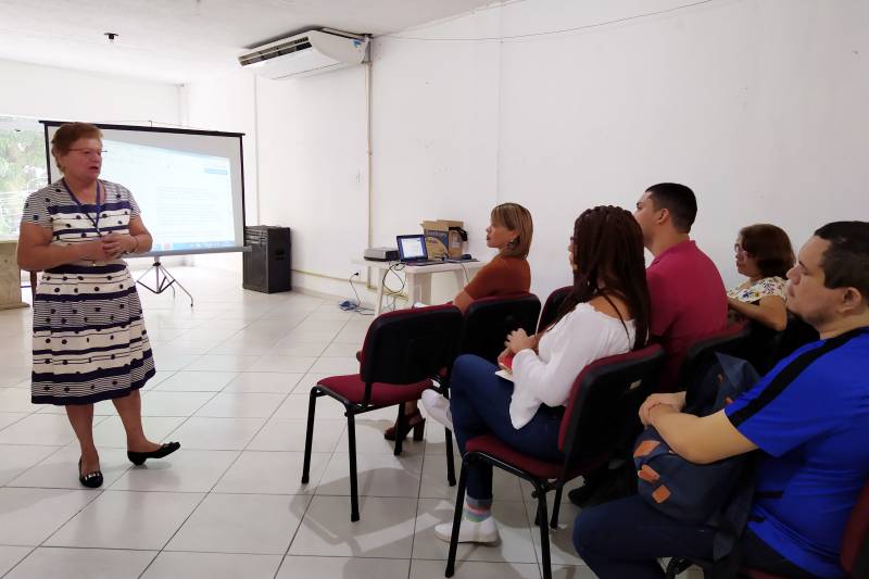 Técnicos que operam nos postos de atendimento do Sistema Nacional de Emprego (Sine) de Belém participaram, na manhã desta sexta-feira (4)