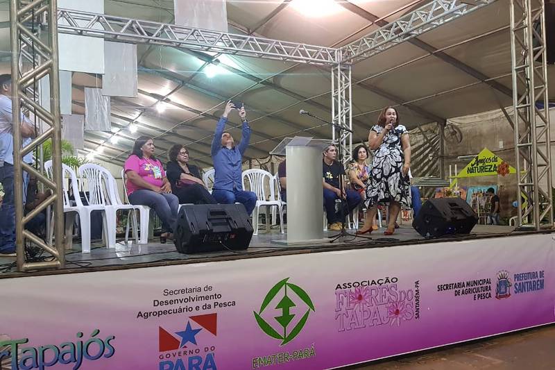 O evento é realizado pela Empresa de Assistência Técnica e extensão Rural do Estado do Pará (Emater)