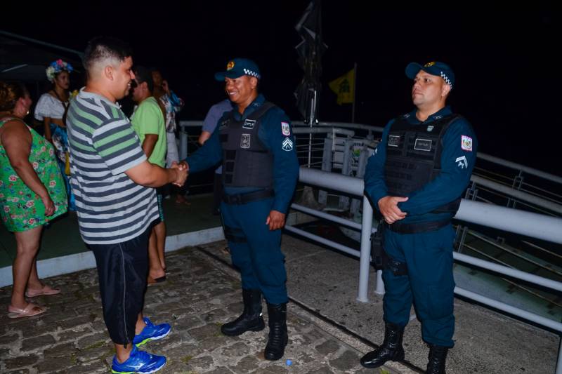 Para coibir a ação de criminosos em locais públicos, os principais pontos turísticos de Belém recebem reforço especial por meio da “Operação Círio”