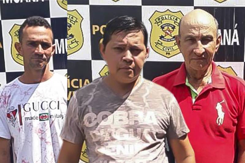 Jerferson da Rocha Lopes, Manoel do Espírito Santo Tavares e Antonio Ronildo Souza Nascimento vão responder por vários crimes