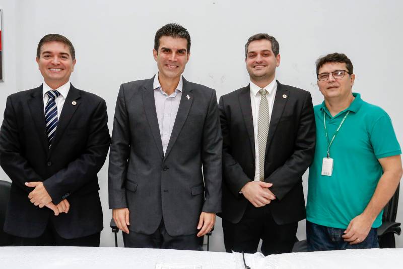 Angelo Demetrius Carrascosa - Presidente da APEPA/ Ricardo Nasser Sefer - Procurador Geral do Estado / David da Silva Neto- presidente da ASPGE