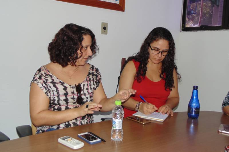 Jakeline Zamaro e Jakeline Nunes do Ministério da Saúde