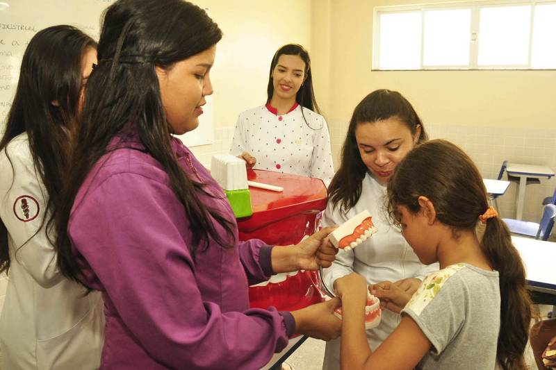Atividade educativa de Saúde Bucal