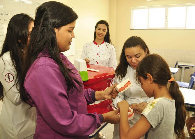 Atividade educativa de Saúde Bucal