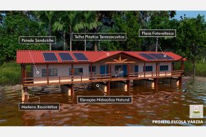 galeria: Startup cria projeto de palafita sustentável adaptada ao movimento do rio