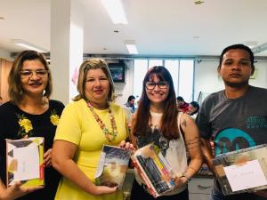 notícia: Imprensa Oficial doa acervo para projeto de ressocialização de apenados
