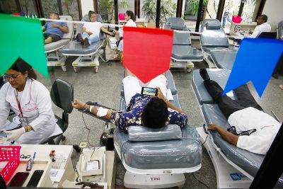 galeria: Hemopa abre campanha e atinge a meta de 400 doações de sangue