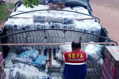 notícia: Sefa apreende 6 toneladas de açúcar sem nota fiscal em Marabá