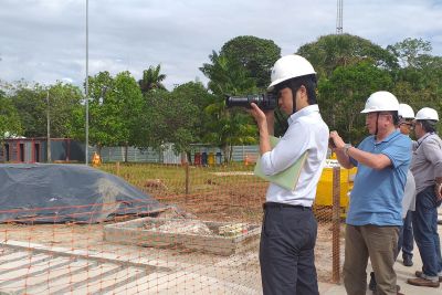 notícia: Executivos da Jica constatam avanços nas obras de requalificação da Nova BR