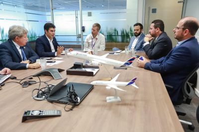 notícia: Ampliação e fortalecimento do transporte aéreo no Pará são discutidos em São Paulo