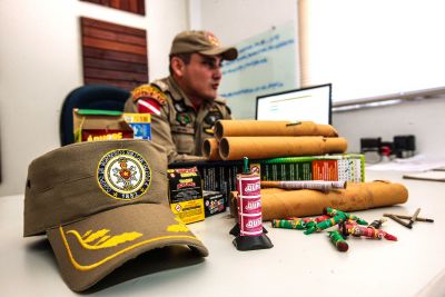notícia: Corpo de Bombeiros do Pará orienta sobre o uso de fogos de artifício