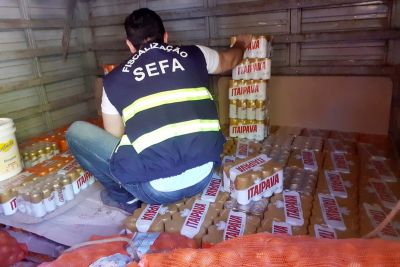 notícia: Sefa apreende mais de 8 mil  latas de cerveja em Marabá