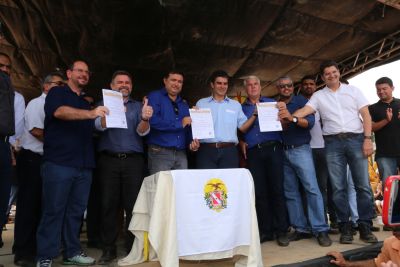 galeria: Em Novo Progresso, Caravana garante pavimentação e conclusão de escola e hospital