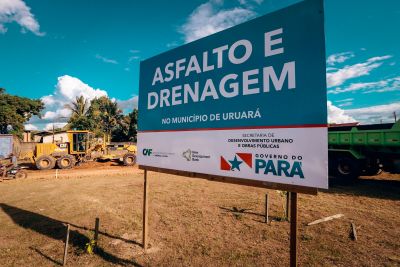 galeria: Governador assina termo de início das obras de terraplanagem, pavimentação asfáltica e drenagem pluvial Município de Uruará
