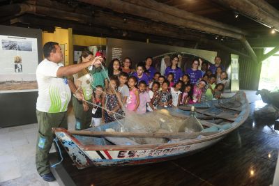 notícia: Visita guiada é opção de programação no Mangal das Garças 