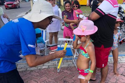 galeria: Sespa leva orientações de saúde e distribui preservativos na Operação Verão