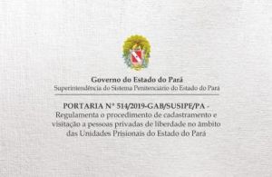 notícia: Portaria da Susipe estabelece novas regras para visitas em unidades prisionais