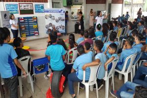 notícia: Cosanpa inaugura espaço em escola para compartilhar conhecimento
