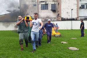 notícia: Funcionários do Hospital Regional participam do curso de Brigada de Incêndio