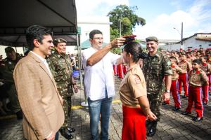 galeria: 	Colégio Militar de Belém entrega boinas a novos alunos