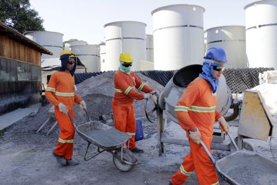 galeria: Obra do novo sistema de água de Oriximiná segue em ritmo acelerado