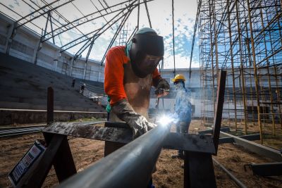 galeria: obras do Ginásio Poliesportivo de Santarém