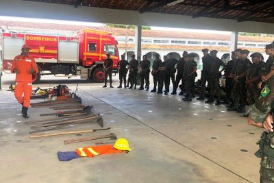 notícia: Bombeiros monitoram queimadas com apoio do Exército Brasileiro