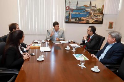 notícia: Estado defende manutenção de empregos em reunião com empresários da Suzano