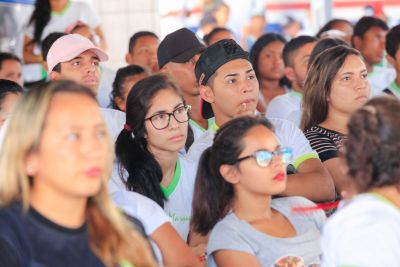 notícia: TerPaz promove palestra antidrogas para alunos da Cabanagem