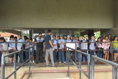 notícia: Estudantes conhecem funcionamento da Estação de Tratamento de Água do Bolonha