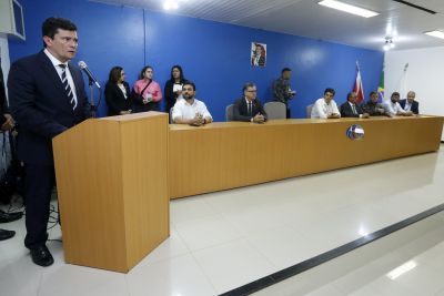 notícia: Metas são reforçadas com visita do ministro da Justiça e Segurança