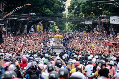 galeria: Motociclistas saúdam Imagem de Nossa Senhora de Nazaré na Moto Romaria