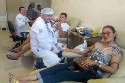 galeria: Hemopa Santarém coleta mais de 200 bolsas de sangue em Juruti