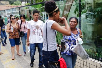 galeria: Candidatos movimentam escolas públicas e privadas na 1ª etapa do Enem 2019