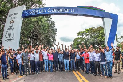 galeria: GOVERNO DO ESTADO ENTREGA ESTRADA DO CARAPARU EM SANTA IZABEL DO PARÁ