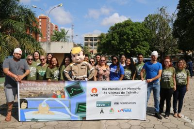 galeria: Detran realiza manhã de conscientização e lembra vítimas de acidentes de trânsito