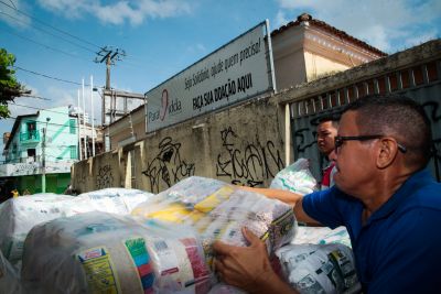 galeria: Sead finaliza entrega de quase 3ton de alimentos oriundas de doação de servidores