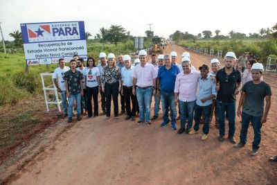 galeria: Em Água Azul do Norte, Governo inaugura Feira coberta e entrega recuperação de vicinal