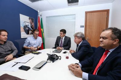 galeria: Em Brasília, Helder acompanha andamento do projeto Ferrovia Pará