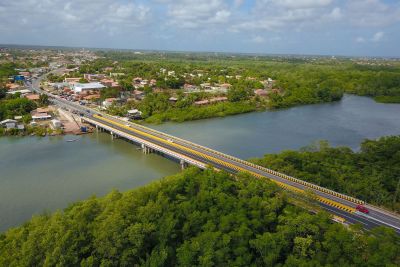 notícia: Estado entrega duplicação da PA-444 e da ponte sobre o Rio Sampaio
