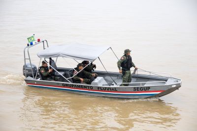 notícia: Atuação do Grupamento Fluvial combate a criminalidade nos rios do Pará