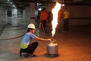 notícia: Hospital Oncológico Infantil forma novos brigadistas de incêndio