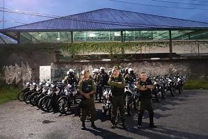 notícia: 28º Batalhão da PM é o primeiro de policiamento motociclístico da capital