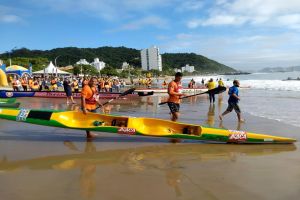 notícia: Dupla de Santarém lidera ranking no Brasileiro de canoagem oceânica 