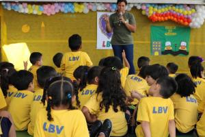 galeria: Detran ministra ações educativas para cerca de 120 crianças em escola nesta terça-feira