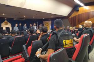 notícia: Polícia Civil discute ações da Força Nacional no Estado