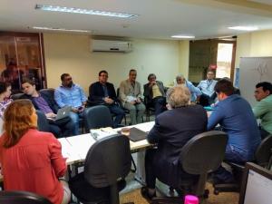 notícia: Reunião trata sobre destinação de material de fossas sanitárias