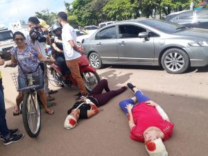 notícia: Hospital de Paragominas promove ação para reduzir acidentes de trânsito