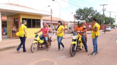 notícia: Hospital Geral de Tailândia promove blitz para educação no trânsito